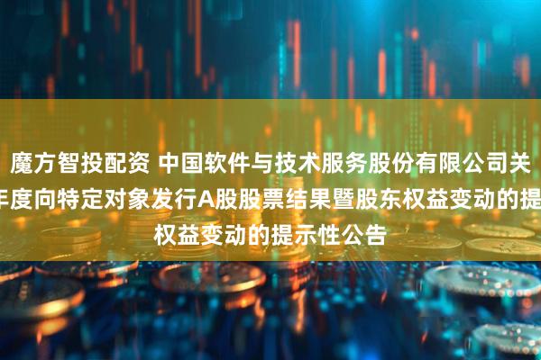 魔方智投配资 中国软件与技术服务股份有限公司关于2024年度向特定对象发行A股股票结果暨股东权益变动的提示性公告