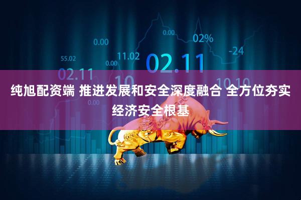 纯旭配资端 推进发展和安全深度融合 全方位夯实经济安全根基