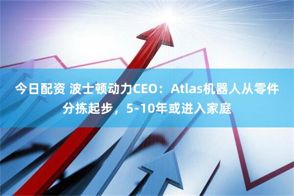 今日配资 波士顿动力CEO：Atlas机器人从零件分拣起步，5-10年或进入家庭